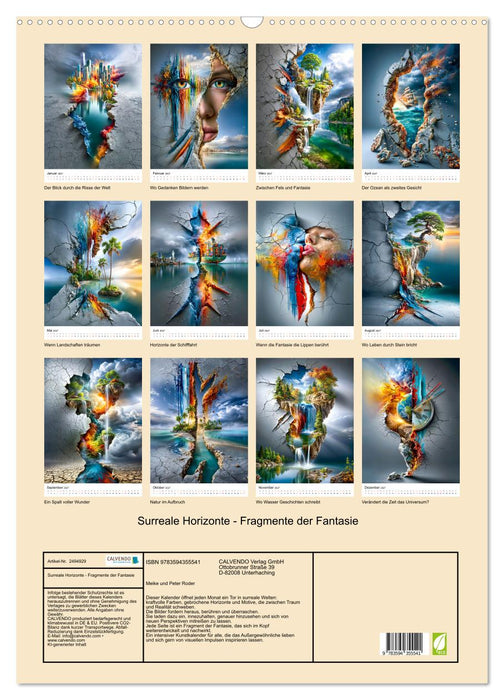 Surreale Horizonte - Fragmente der Fantasie (CALVENDO Wandkalender 2027)
