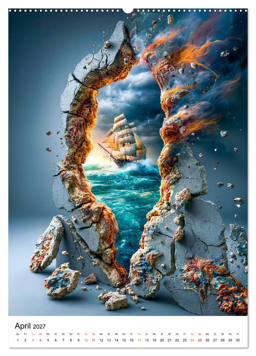 Surreale Horizonte - Fragmente der Fantasie (CALVENDO Wandkalender 2027)