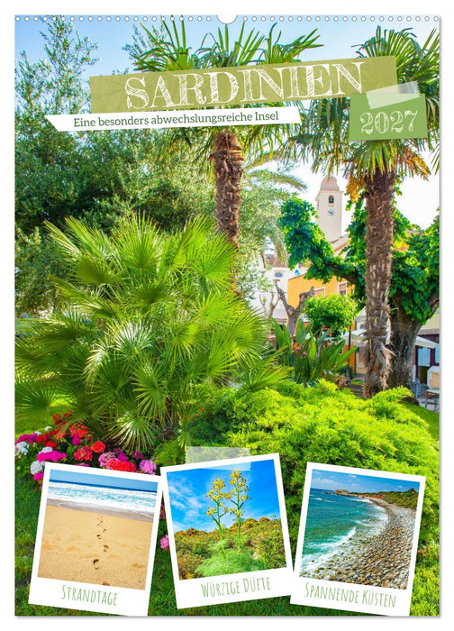 Sardinien - Eine besonders abwechslungsreiche Insel (CALVENDO Wandkalender 2027)