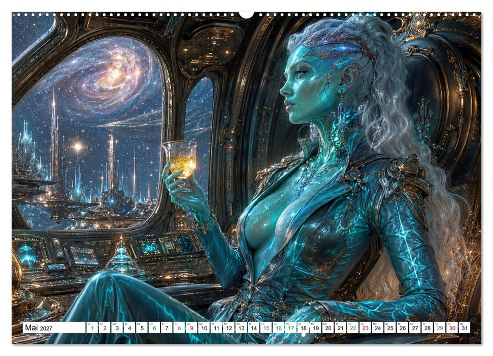 Kommandantinnen der Sternenwacht (CALVENDO Premium Wandkalender 2027)