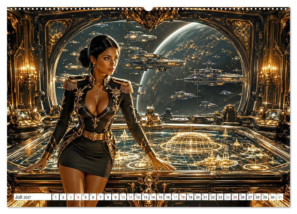 Kommandantinnen der Sternenwacht (CALVENDO Premium Wandkalender 2027)