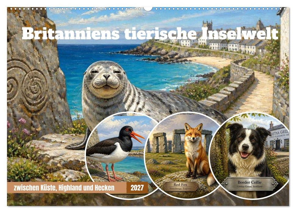 Britanniens tierische Inselwelt (CALVENDO Wandkalender 2027)