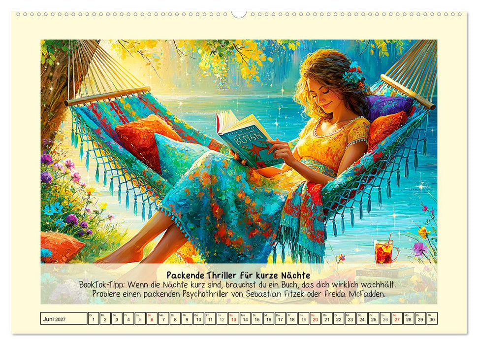 Cozy Reading. Dein Guide für gemütliche Lesestunden (CALVENDO Wandkalender 2027)