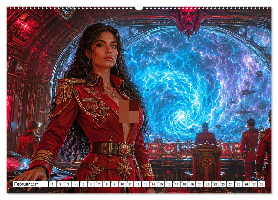 Kommandantinnen der Sternenwacht (CALVENDO Wandkalender 2027)
