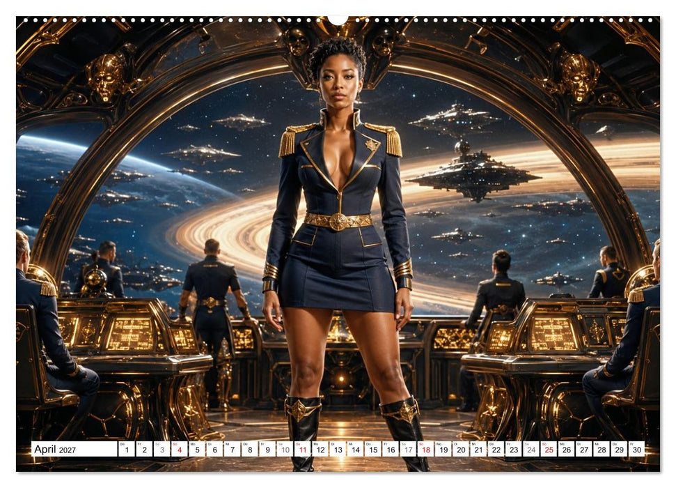 Kommandantinnen der Sternenwacht (CALVENDO Wandkalender 2027)