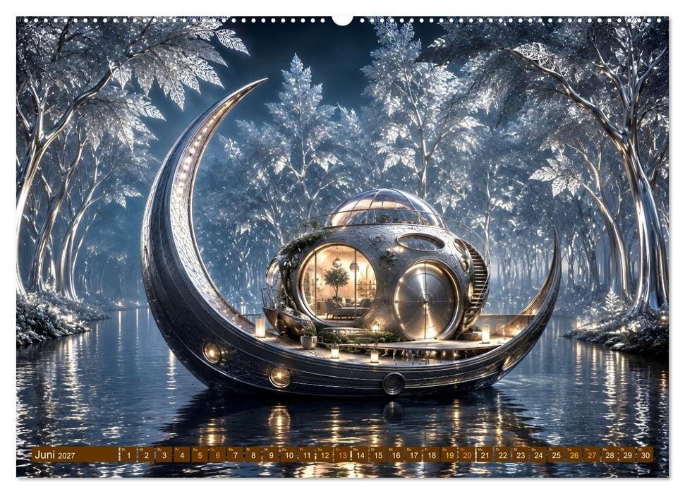 Architektur der Träume Visionen einer neuen Welt (CALVENDO Wandkalender 2027)