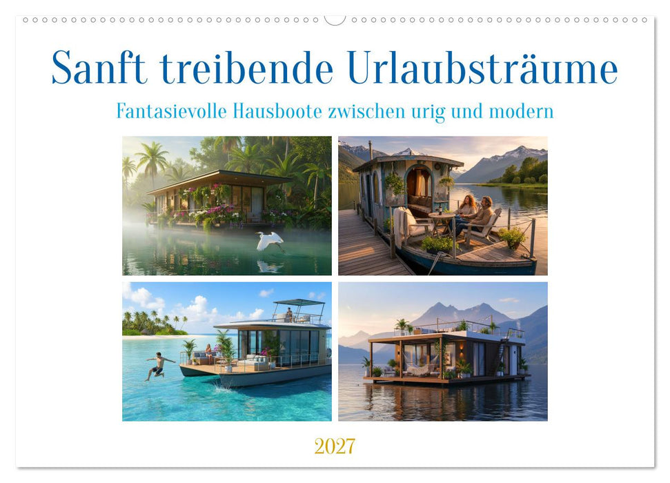 Sanft treibende Urlaubsträume (CALVENDO Wandkalender 2027)