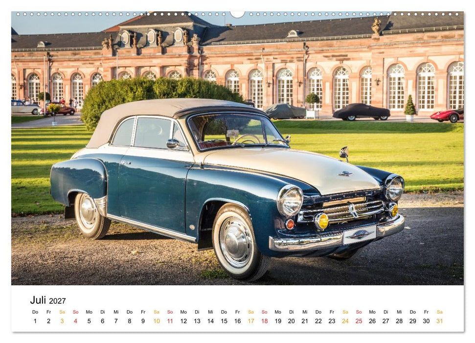 Automobil-Klassiker aus Deutschland (CALVENDO Premium Wandkalender 2027)