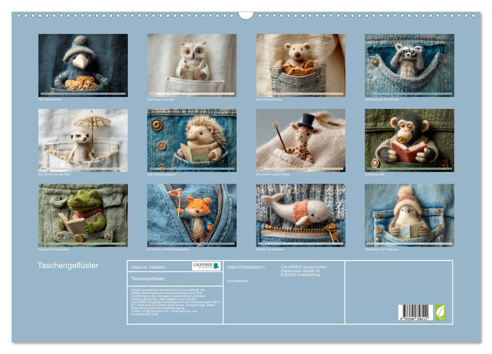 Taschengeflüster (CALVENDO Wandkalender 2027)