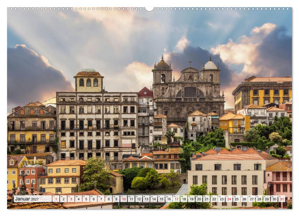 Ein Herz für Porto (CALVENDO Premium Wandkalender 2027)