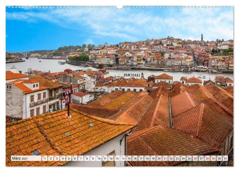 Ein Herz für Porto (CALVENDO Premium Wandkalender 2027)