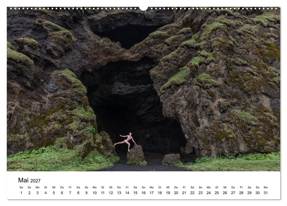 ONLYNUDE.ART – Iceland mit Denisa (CALVENDO Premium Wandkalender 2027)