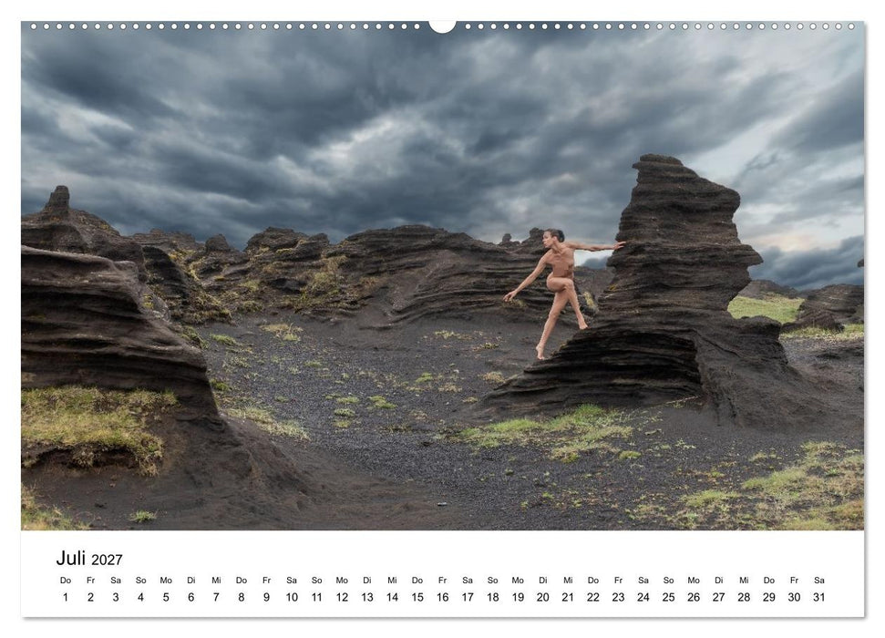 ONLYNUDE.ART – Iceland mit Denisa (CALVENDO Premium Wandkalender 2027)