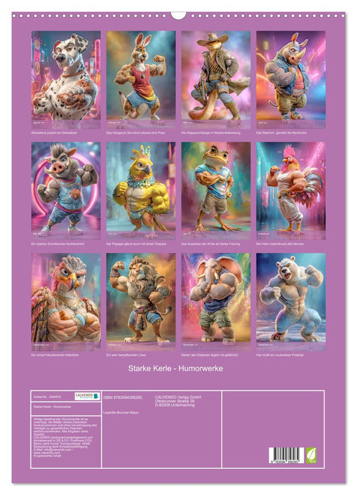 Starke Kerle - Humorwerke (CALVENDO Wandkalender 2027)