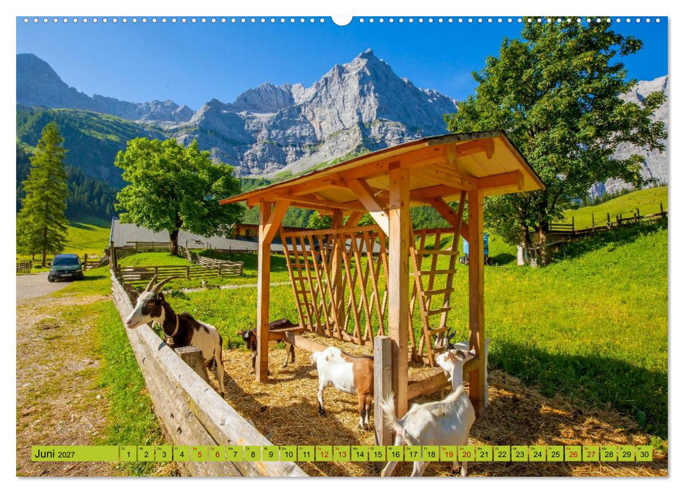 Der Große Ahornboden - Die Engalm im Karwendelgebirge (CALVENDO Premium Wandkalender 2027)