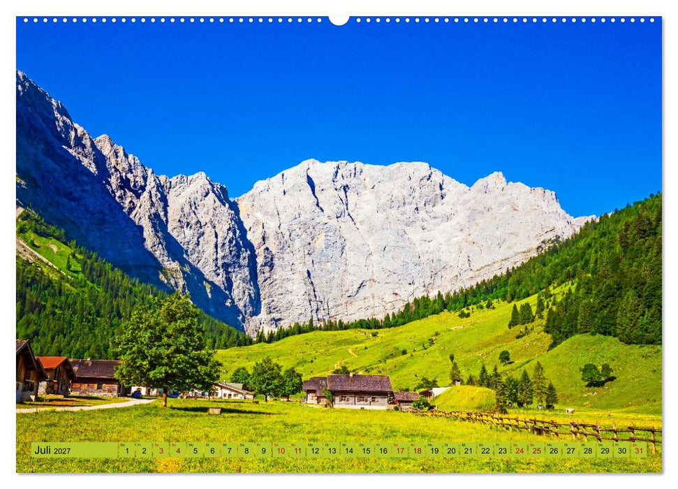 Der Große Ahornboden - Die Engalm im Karwendelgebirge (CALVENDO Premium Wandkalender 2027)