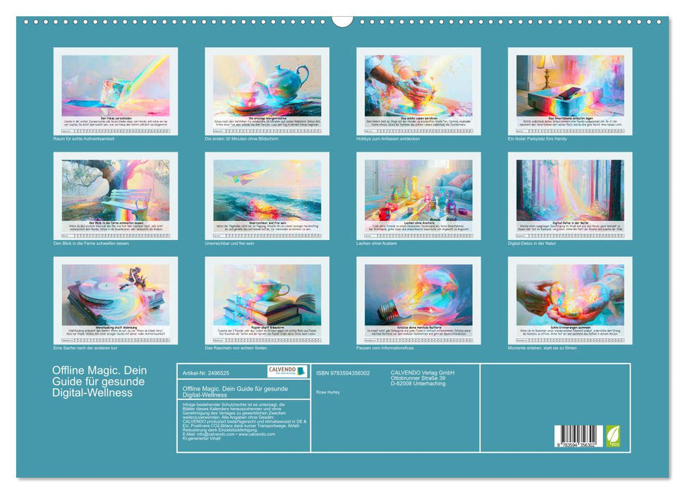 Offline Magic. Dein Guide für gesunde Digital-Wellness (CALVENDO Wandkalender 2027)