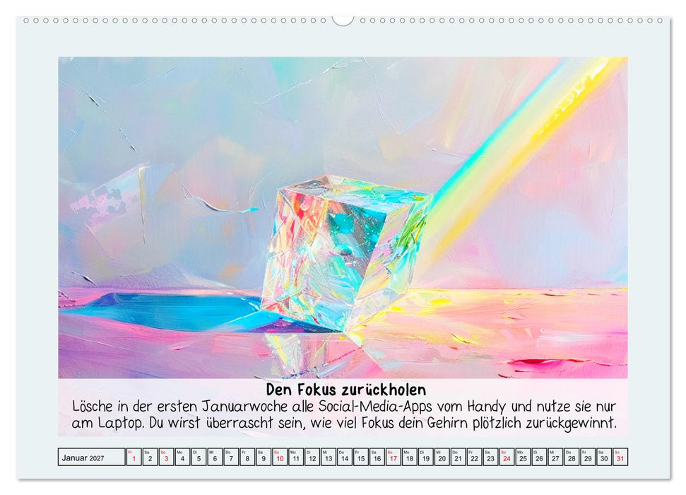 Offline Magic. Dein Guide für gesunde Digital-Wellness (CALVENDO Wandkalender 2027)