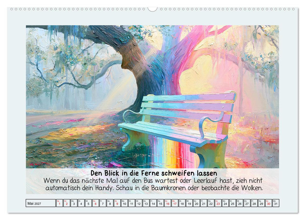 Offline Magic. Dein Guide für gesunde Digital-Wellness (CALVENDO Wandkalender 2027)