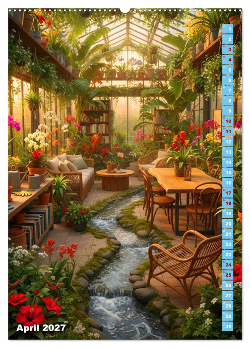 Lebensträume im Grünen (CALVENDO Wandkalender 2027)