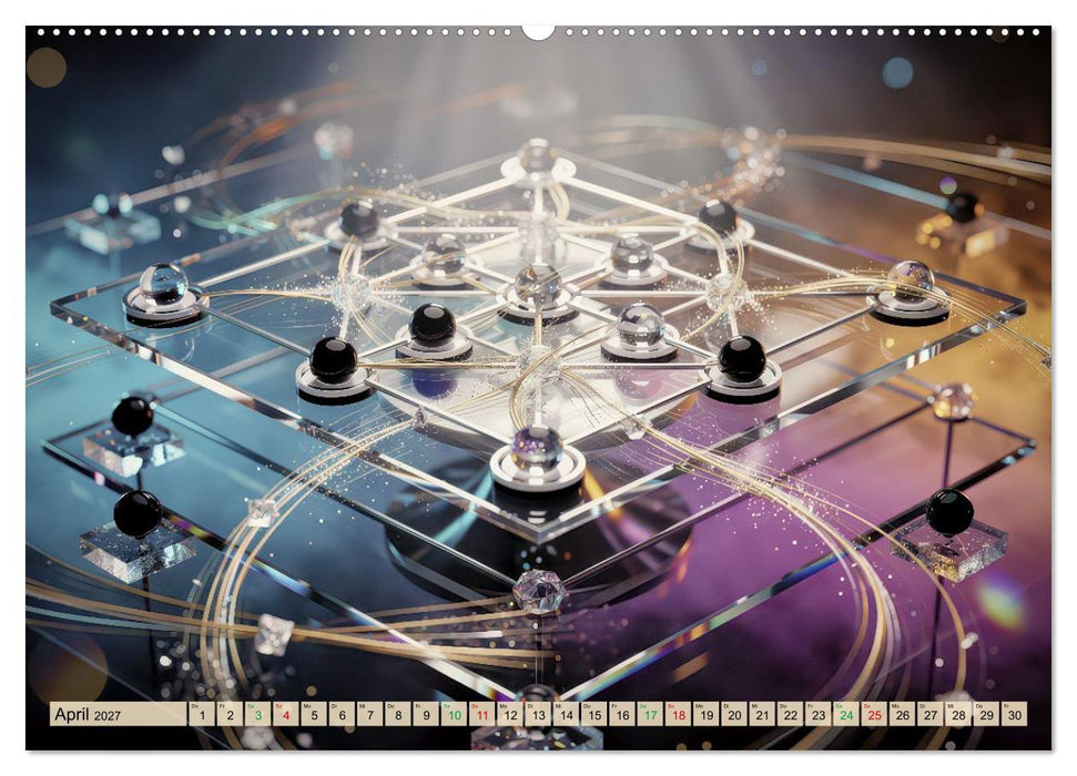 Brettspiel - Mühle - Abstrakt (CALVENDO Wandkalender 2027)