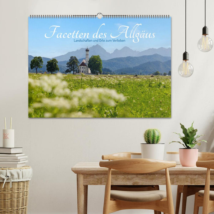 Facetten des Allgäus. Landschaften und Orte zum Verlieben (CALVENDO Wandkalender 2027)