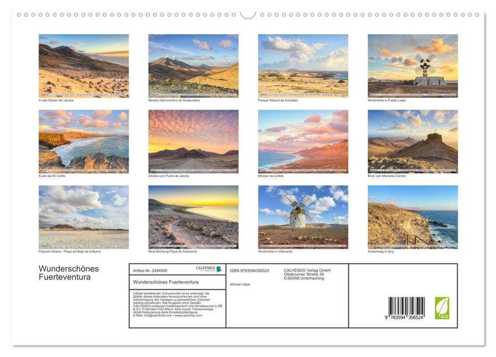 Wunderschönes Fuerteventura (CALVENDO Premium Wandkalender 2027)