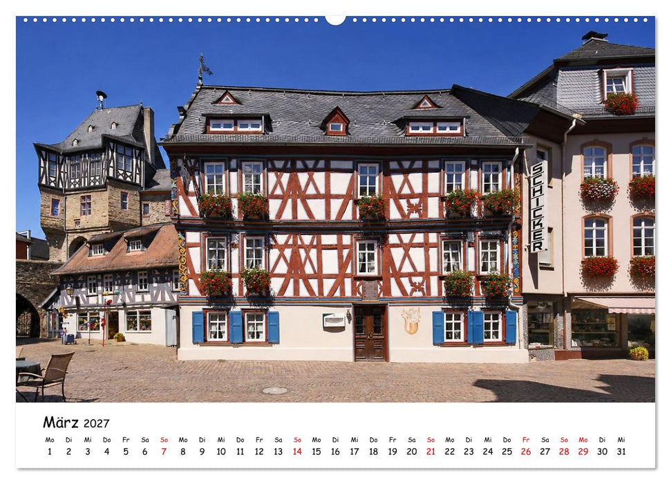 Idstein und seine Fachwerkhäuser (CALVENDO Wandkalender 2027)