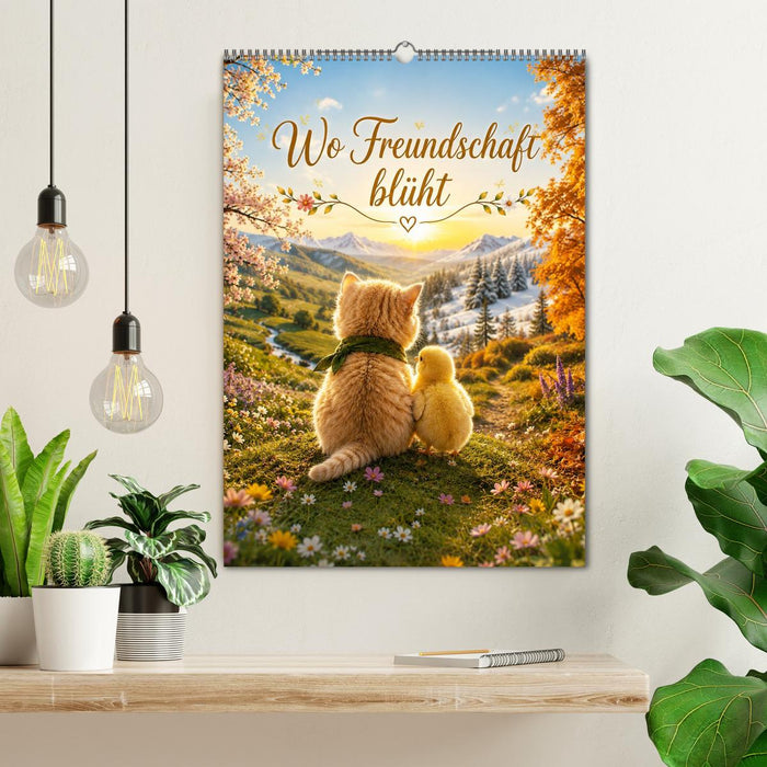 Wo Freundschaft blüht (CALVENDO Wandkalender 2027)