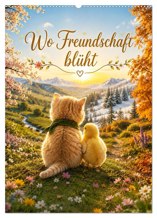 Wo Freundschaft blüht (CALVENDO Wandkalender 2027)