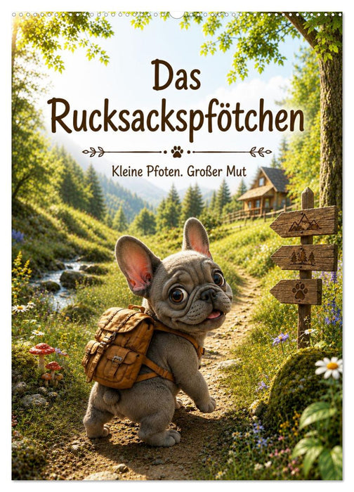 Das Rucksackpfötchen (CALVENDO Wandkalender 2027)