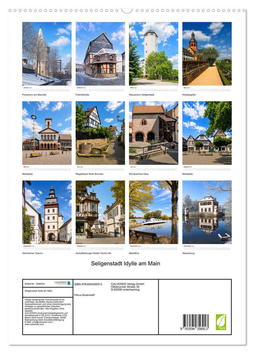 Seligenstadt Idylle am Main (CALVENDO Premium Wandkalender 2027)