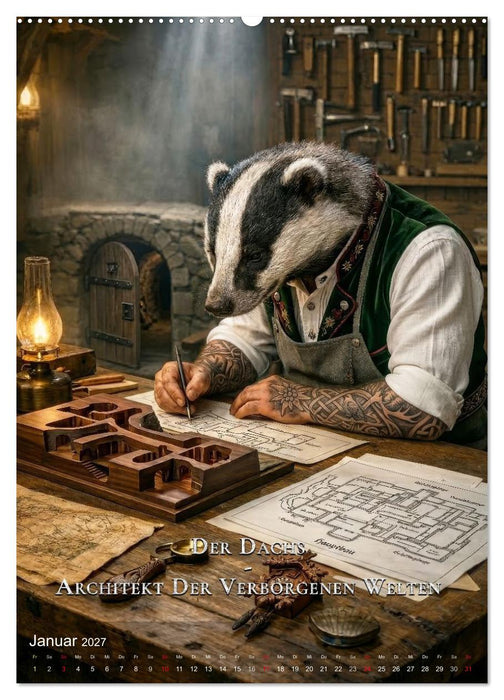 Das Verborgene Volk Des Schwarzwaldes (CALVENDO Wandkalender 2027)