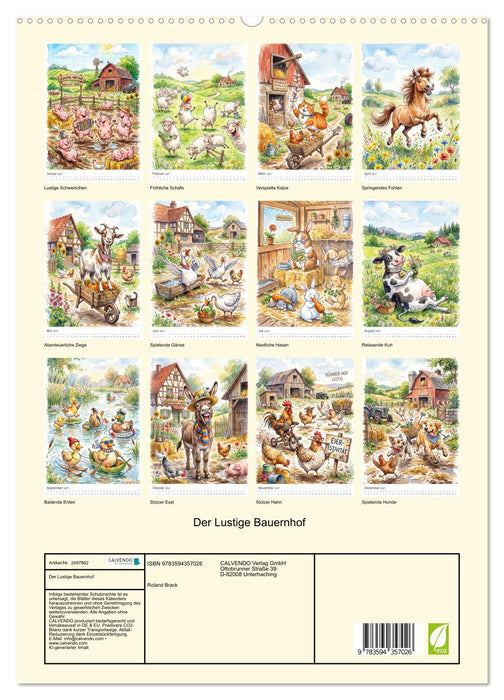 Der Lustige Bauernhof (CALVENDO Premium Wandkalender 2027)