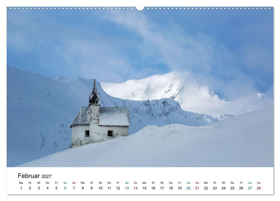 Sakrallandschaft Surselva (CALVENDO Premium Wandkalender 2027)