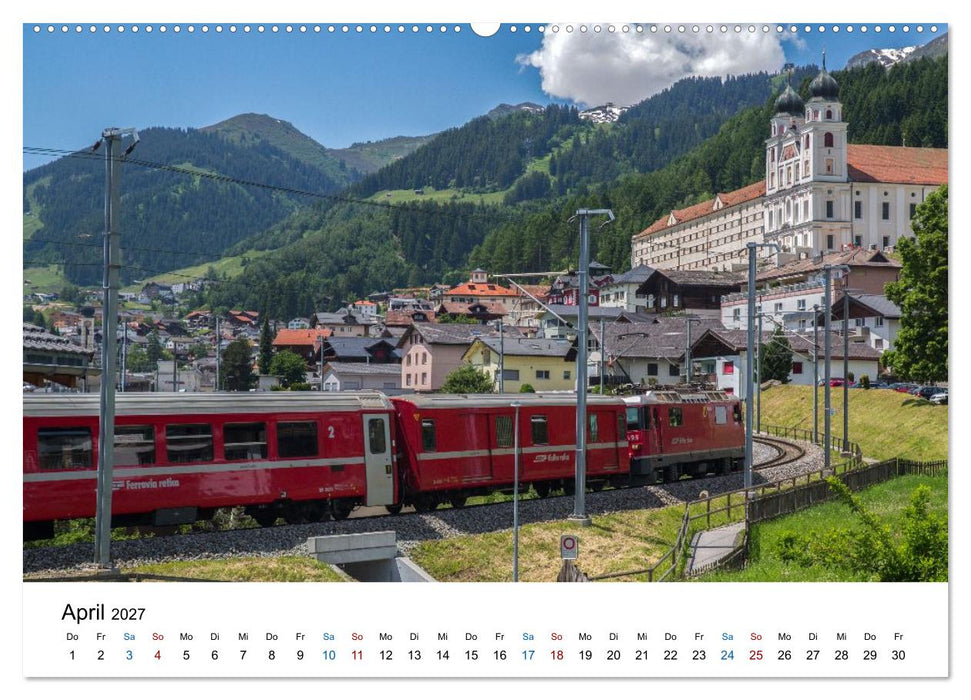 Sakrallandschaft Surselva (CALVENDO Premium Wandkalender 2027)