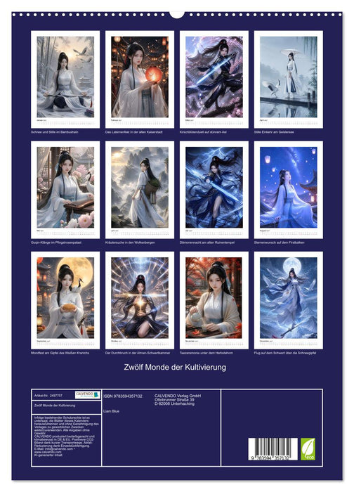 Zwölf Monde der Kultivierung (CALVENDO Premium Wandkalender 2027)