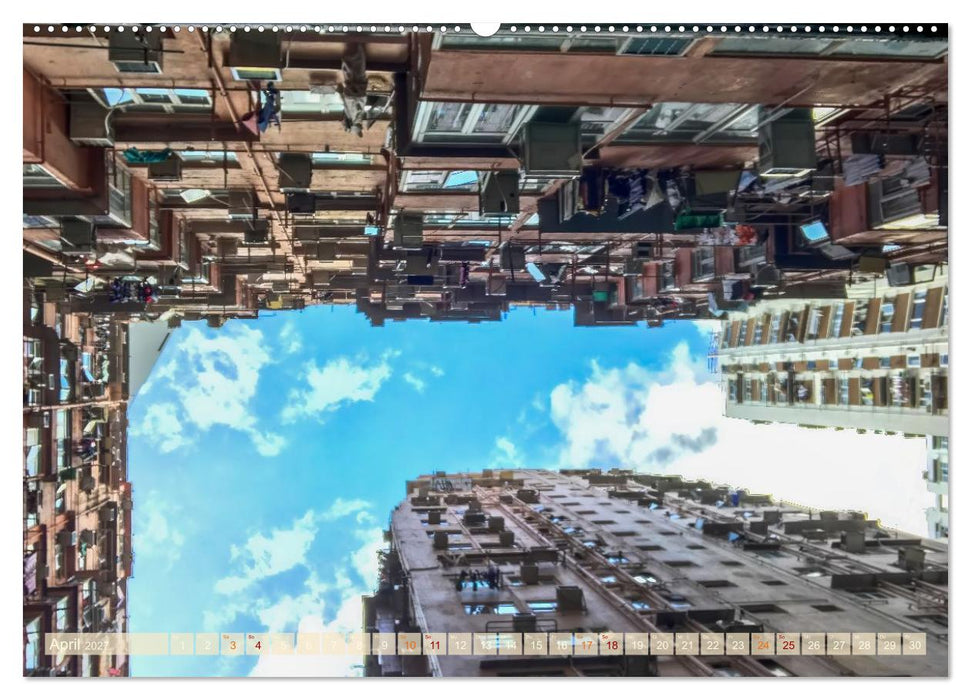 Ein Tag in Hongkong - eine etwas andere Sicht (CALVENDO Premium Wandkalender 2027)