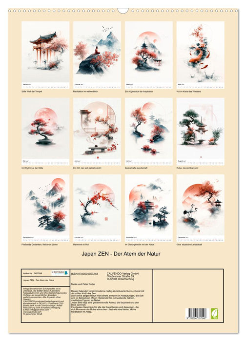 Japan ZEN - Der Atem der Natur (CALVENDO Wandkalender 2027)