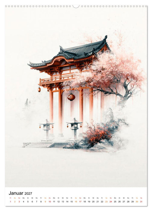 Japan ZEN - Der Atem der Natur (CALVENDO Wandkalender 2027)