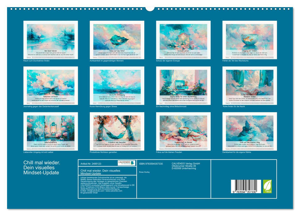 Chill mal wieder. Dein visuelles Mindset-Update (CALVENDO Premium Wandkalender 2027)