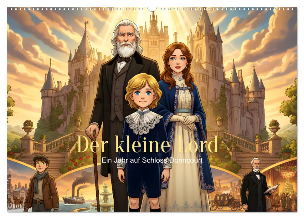 Der kleine Lord – Ein Jahr auf Schloss Dorincourt (CALVENDO Wandkalender 2027)