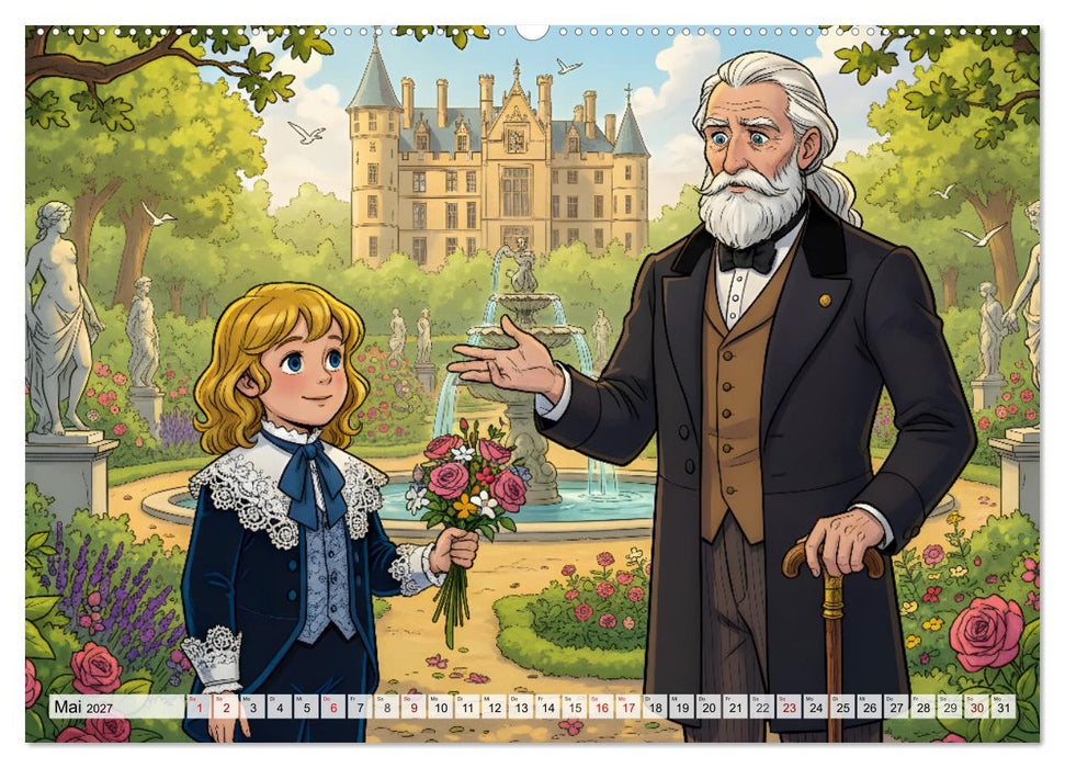 Der kleine Lord – Ein Jahr auf Schloss Dorincourt (CALVENDO Wandkalender 2027)