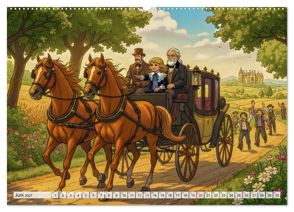 Der kleine Lord – Ein Jahr auf Schloss Dorincourt (CALVENDO Wandkalender 2027)