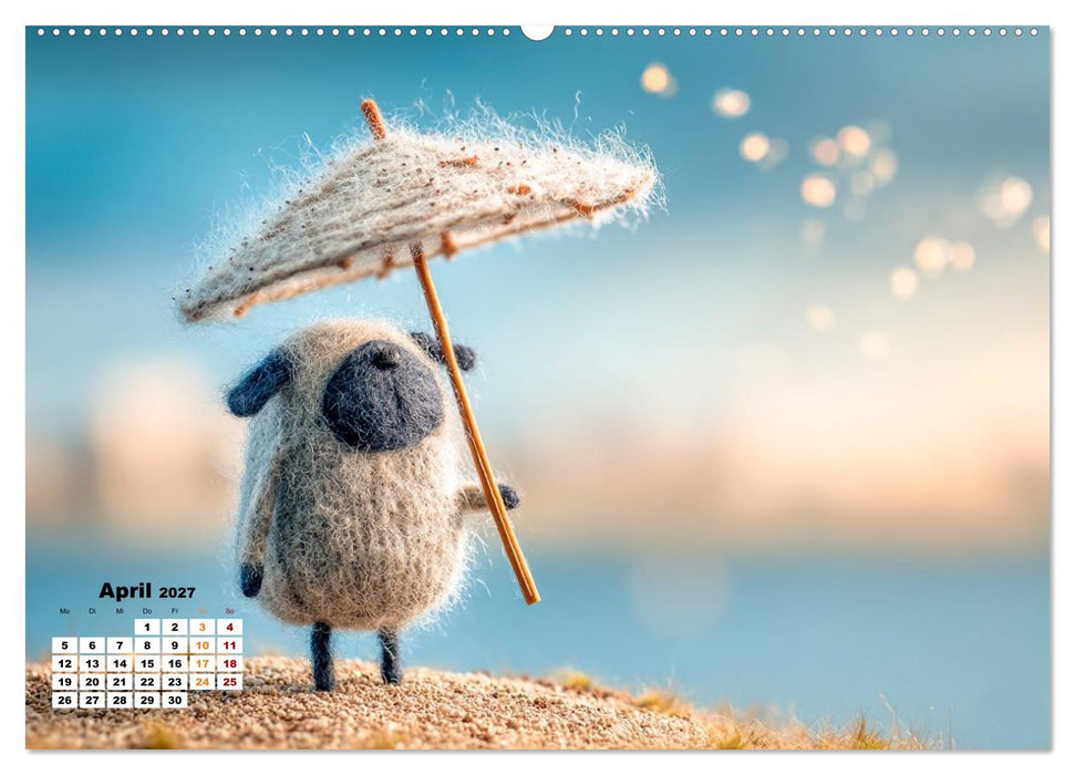 Kleine Seelen aus Wolle (CALVENDO Wandkalender 2027)