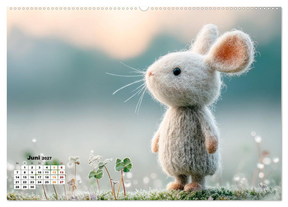 Kleine Seelen aus Wolle (CALVENDO Wandkalender 2027)