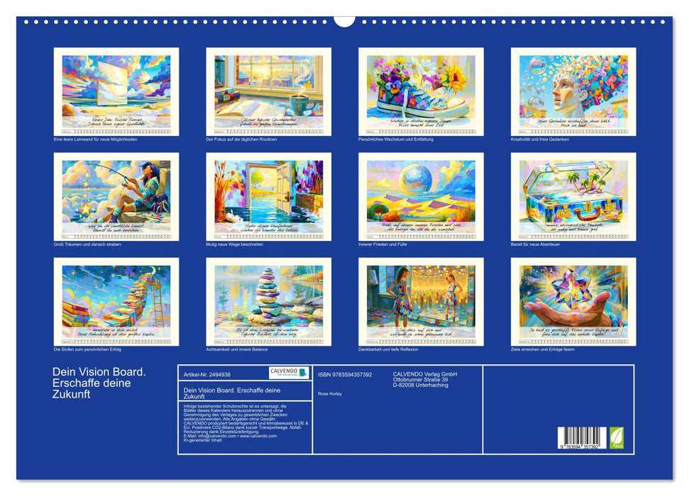 Dein Vision Board. Erschaffe deine Zukunft (CALVENDO Wandkalender 2027)