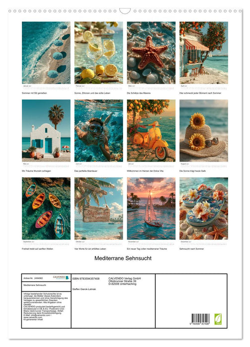 Mediterrane Sehnsucht (CALVENDO Wandkalender 2027)