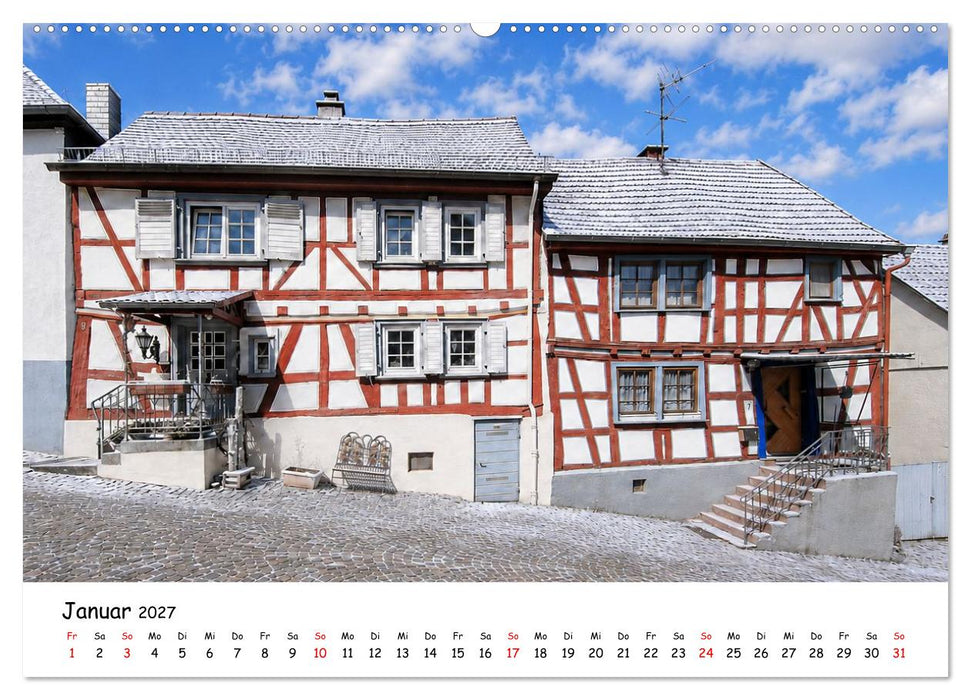 Idstein und seine Fachwerkhäuser (CALVENDO Premium Wandkalender 2027)