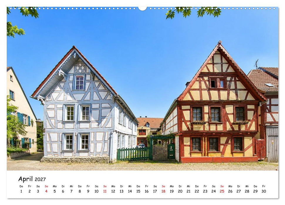 Idstein und seine Fachwerkhäuser (CALVENDO Premium Wandkalender 2027)
